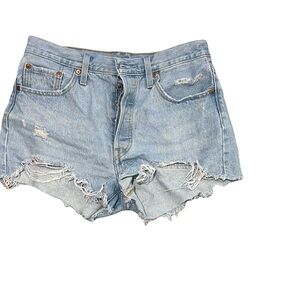 Levi’s Distressed 501 Denim Women Shorts